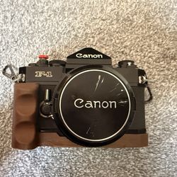 Classic Canon F1 35mm Film Camera with Canon FD 50mm f/1.4 Lens
