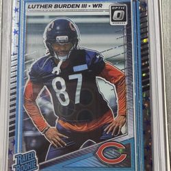 ‘25 Optic Luther Burden III Rated Rookie Blue Stars Prizm