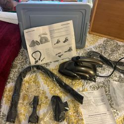 Fuller Brush Micro Vacuum & Accessories & Storage Box 