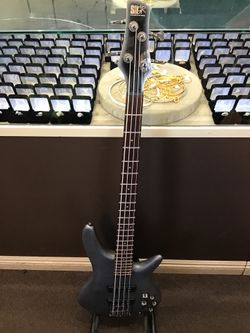 IBANEZ SR300E 4-STRING GREY SPARKLE BURST GUITAR W/ CASE