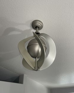 Kichler Modern Orb Brushed Nickel Indoor Ceiling Fan And Remote (orig. $495)