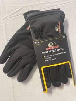 Mossy Oak Men's Sherpa Lined Gloves L/XL