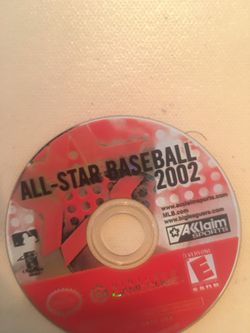 Nintendo GameCube all star baseball 2002