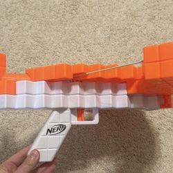 Boy’s Hasbro Nerf Minecraft Pillager's Orange Crossbow Dart Blaster Gun