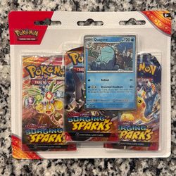 Pokemon Surging Sparks 3 Pack Blisters