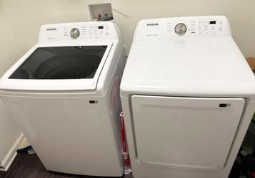 New Samsung Electric Washer and Dryer