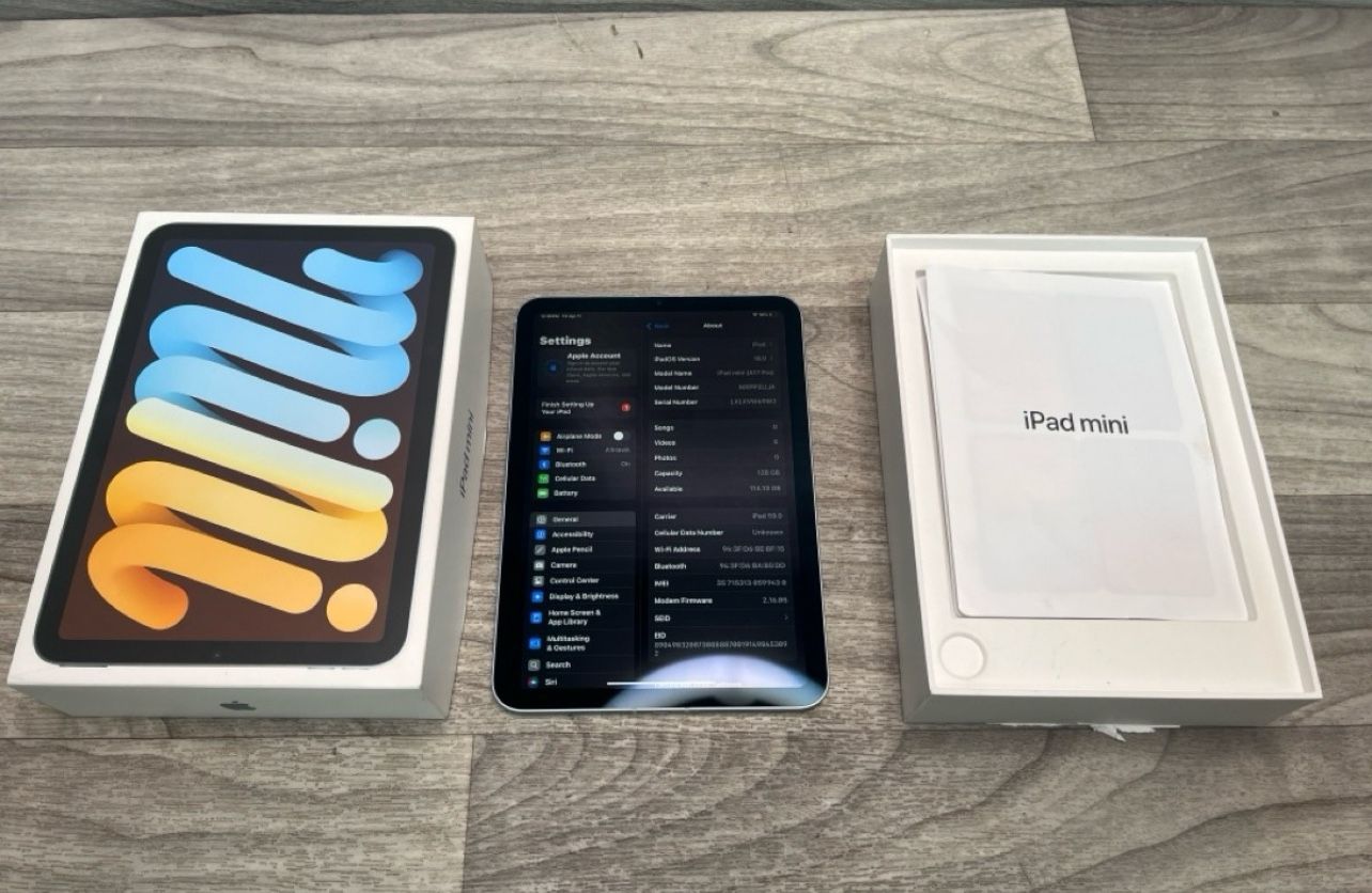 iPad Mini A17 Pro 6th Gen 128GB Unlocked (A1D024172)