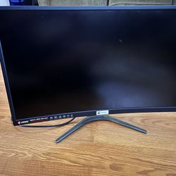Curved Msi Gaming Monitor