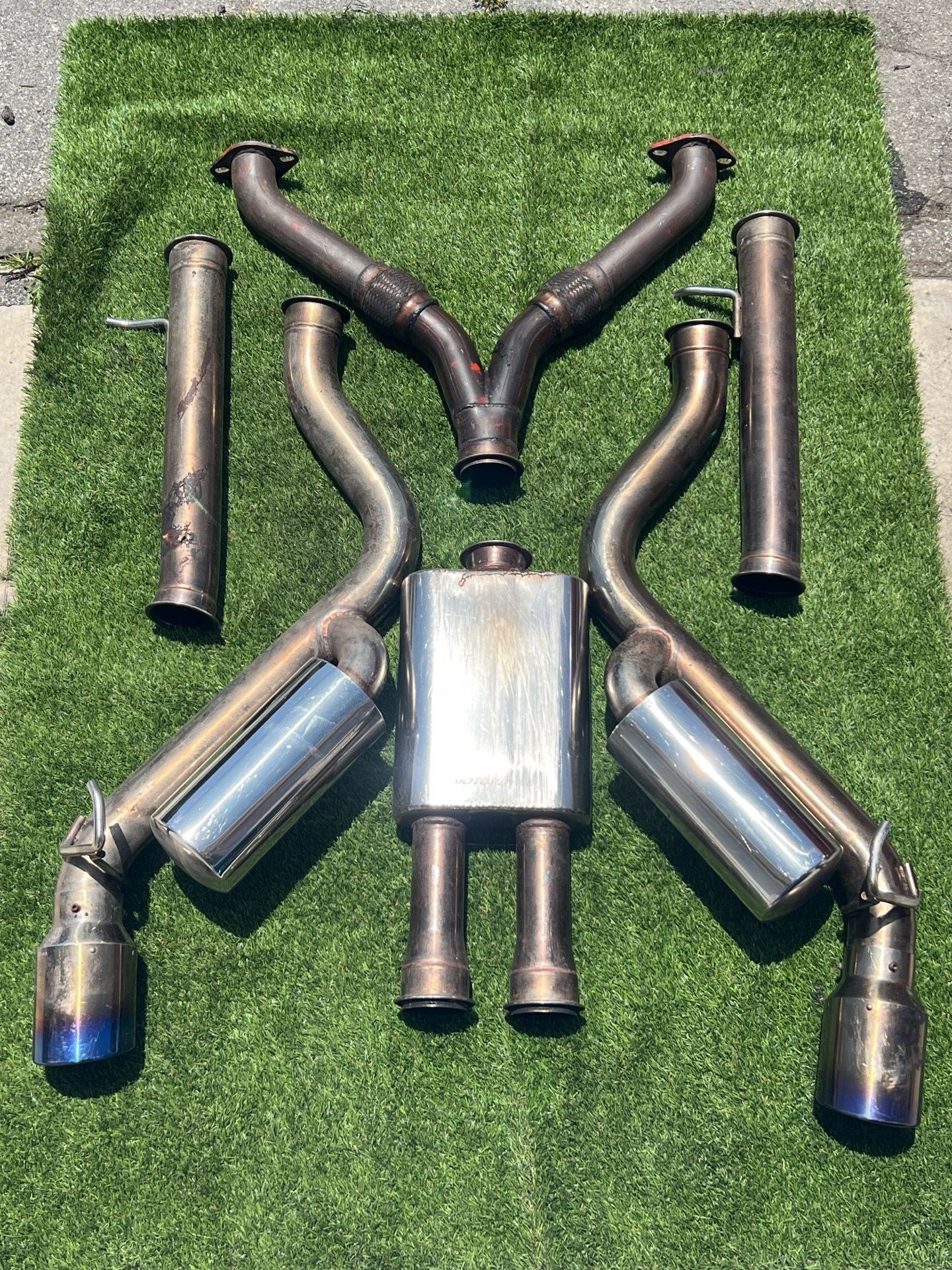 370z Motordyne Shockwave Dual Exhaust G37 Nissan Nismo z34