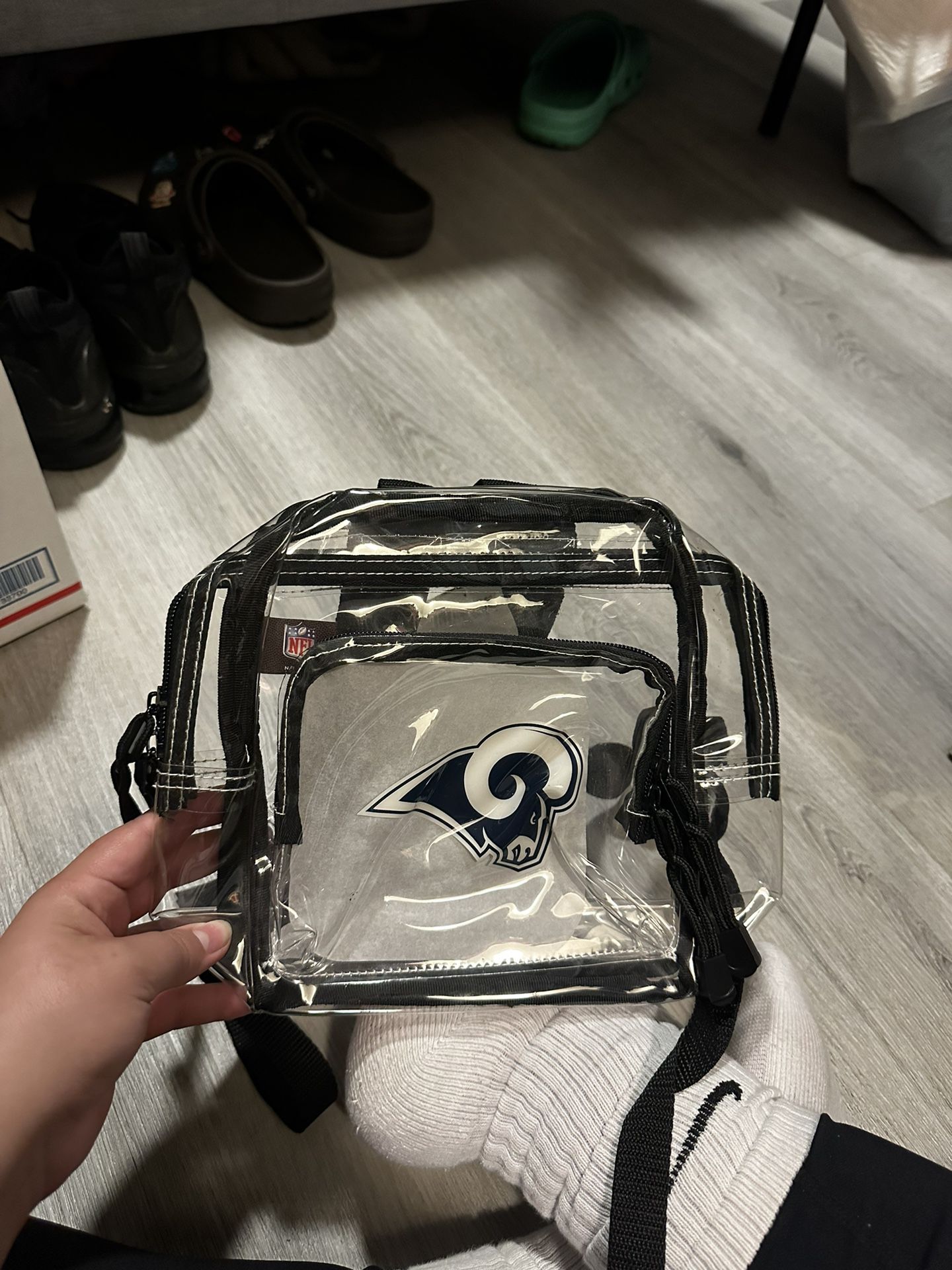 LA Rams Clear Mini Backpack
