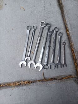 8 wrenchs  craftsman all usa