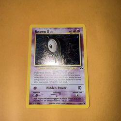 Pokémon Unown [A] Neo Discovery 14/75 Holo Unlimited Holo Rare Vintage
