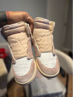 Jordan 1 high Wmns Washed Pink size 9 in men