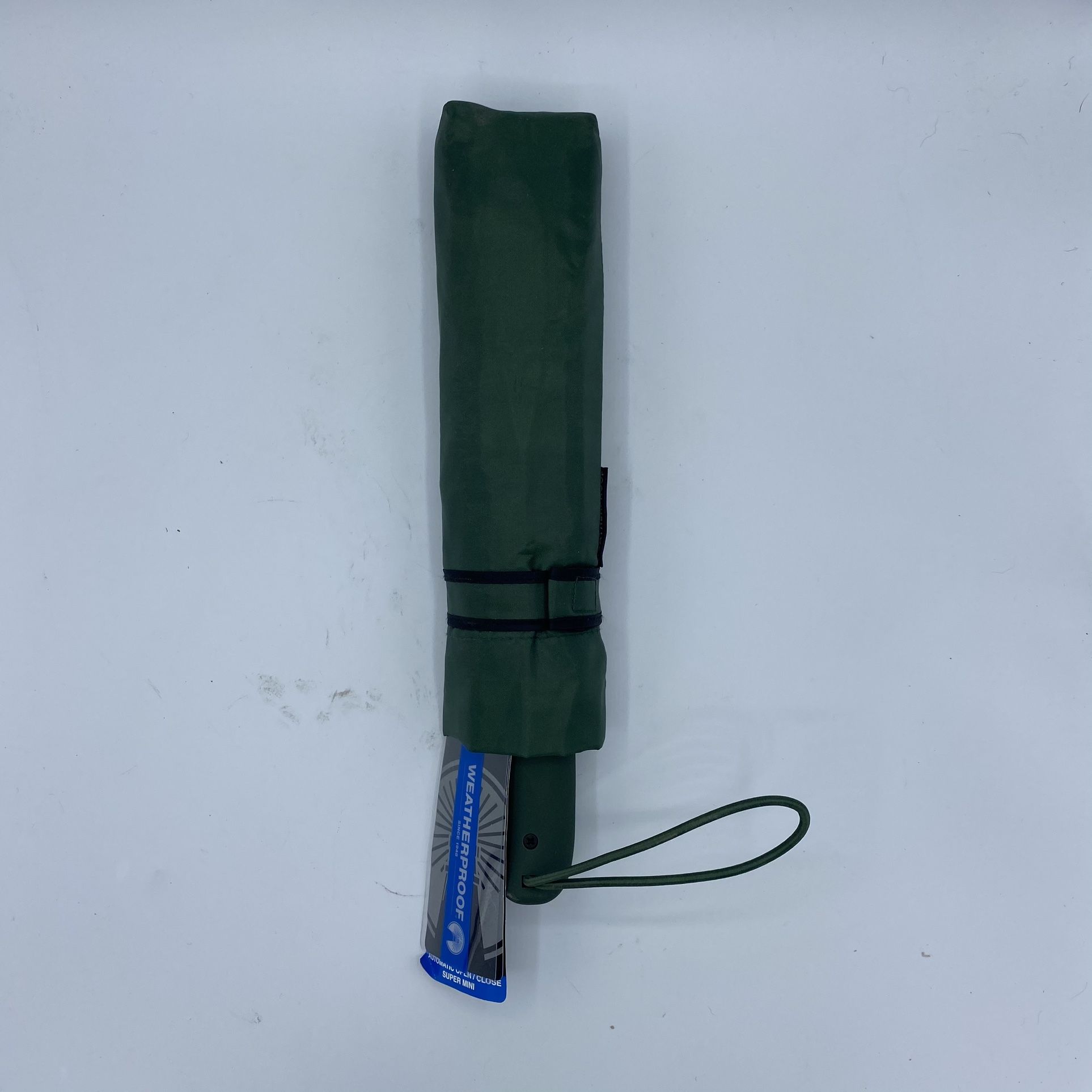 WeatherProof 42" Auto Open Auto Close Solids Men's Umbrella Green
