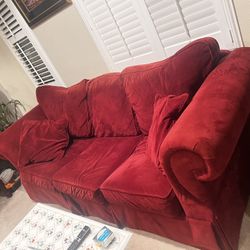 Red Sofa bed 