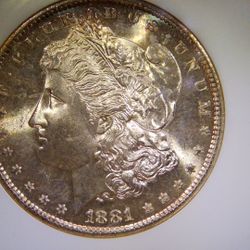 1881‑S Morgan MS65 – Beautiful Coin