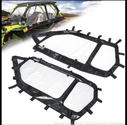 RZR 1000 XP Cab Enclosure Upper Doors, RZR 2 Seat Soft Side Windows With Zipper Vent Compatible With Polaris 2014-2023 RZR 1000 XP/900/XP TURBO/S 1000