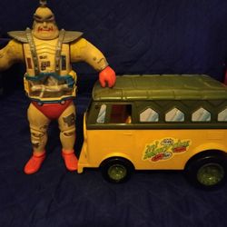 Ninja Turtles Van And Krang Robot