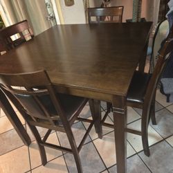 $185 Breakfast  Table & 4 Height Chairs
