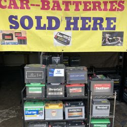 Car batteries