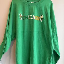 Women’s 2XL Green Long Sleeve Southside Irish Leprechaun Shirt $25