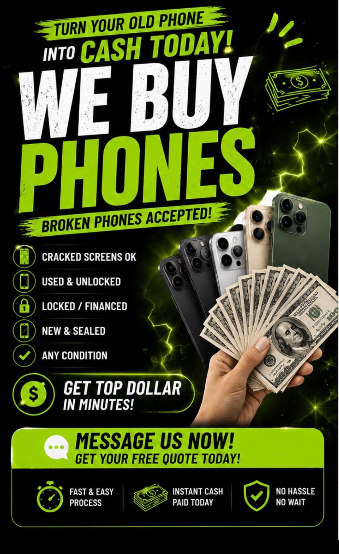 Cash iPhones