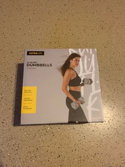 Dumbbells 10lbs Ultra life Brand New