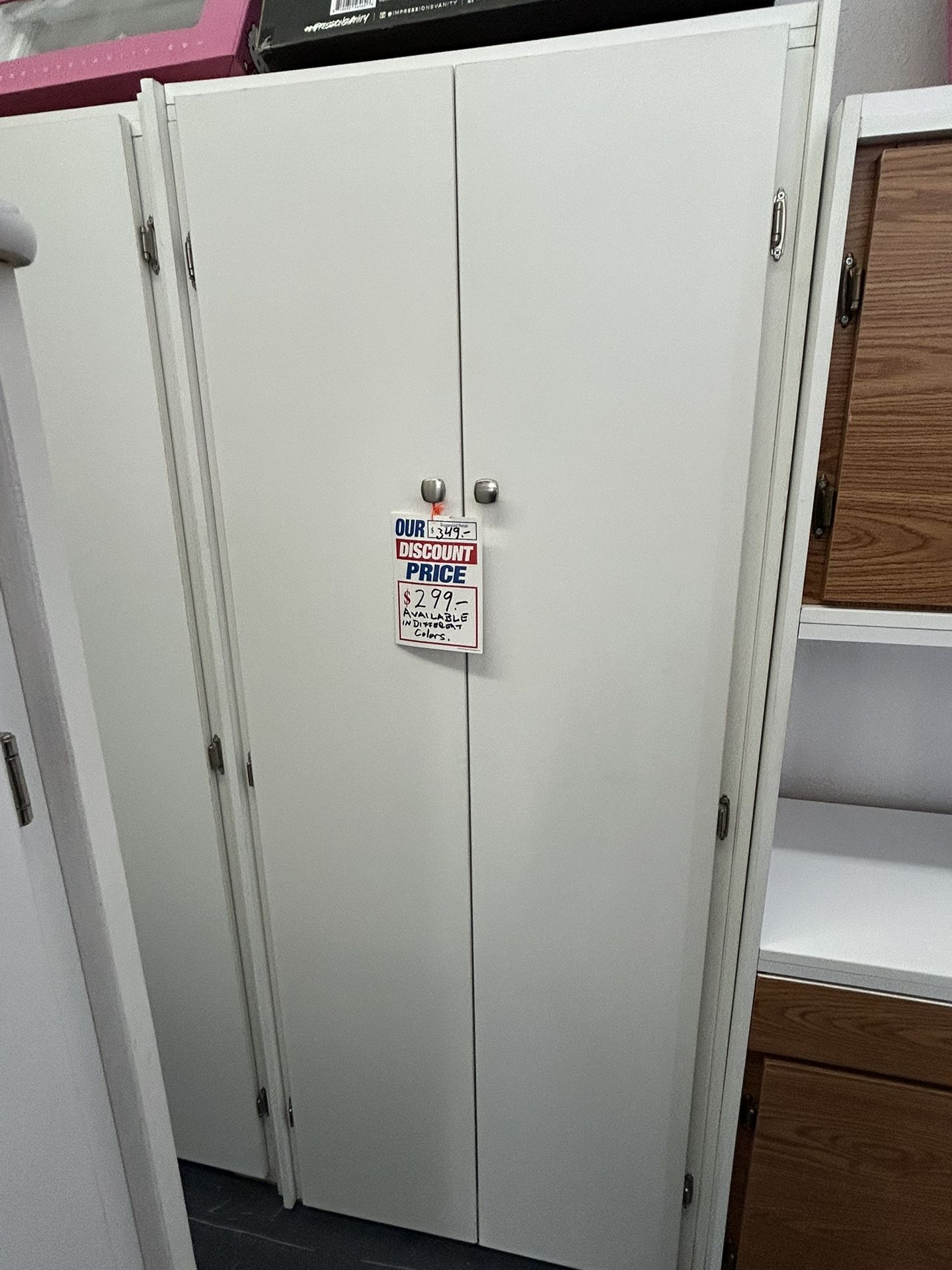 Cabinet Pantry Different Colors Available