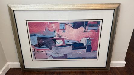 Abstract Geometric Framed Wall Art