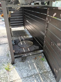 Outside fire table