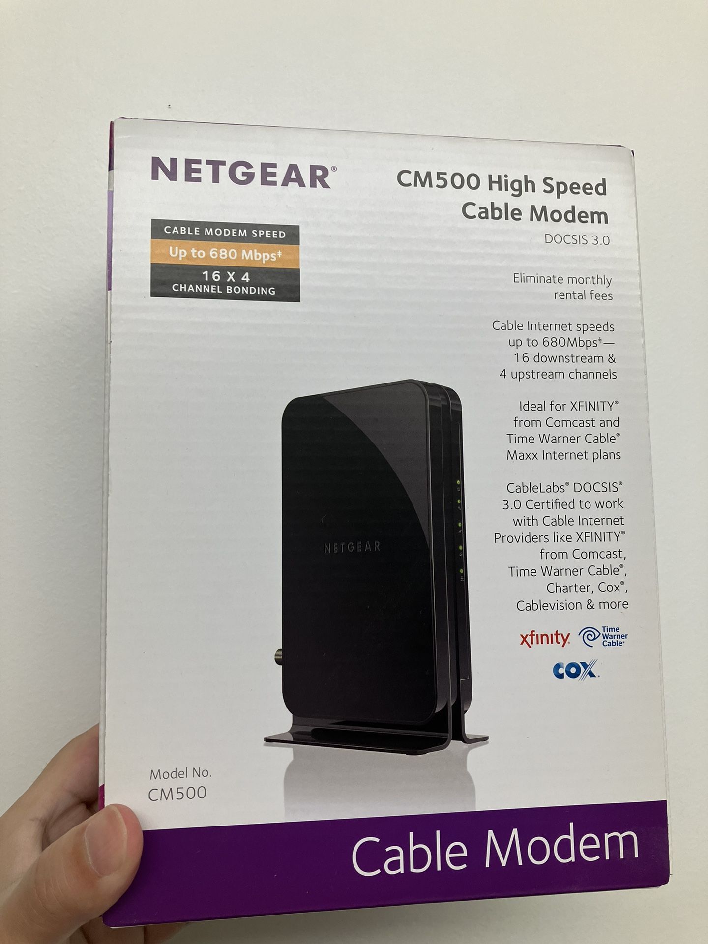 NETGEAR CM500-1AZNAS Cable Modem