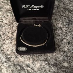 Sterling Silver, Fine Jewelry, Diamond Bracelet