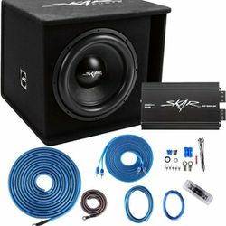 Skar Audio Single 15" Complete 1,200 Watt SDR Series Subwoofer Bass Package - Includes Loaded Enclosure with Amplifier
