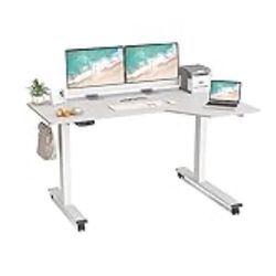 L-Shaped Electric Standing / Sitting Desk