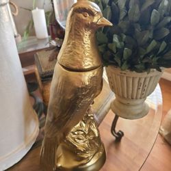 Gold bird Decanter