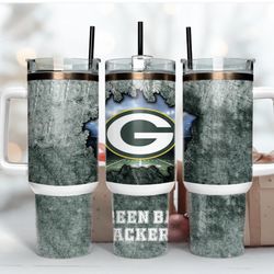 Green Bay Packers Football 40oz Tumbler
