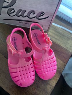 Cat and Jack jelly shoes size 9c