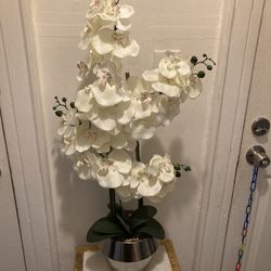 Decorative Large Faux Orchid Plant