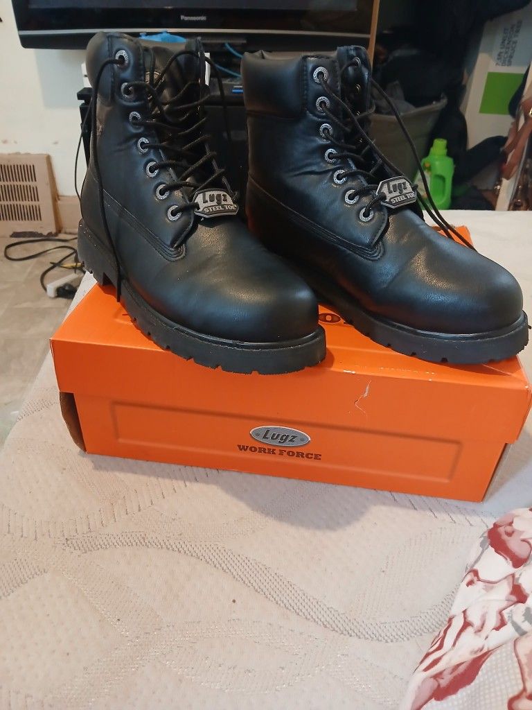 Lugz Black 9.5 Boots