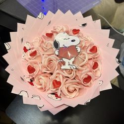 snoopy flower bouquet 