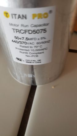 TiTAN PRO RUN CAPACITOR 10$EACH