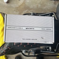 Machete Amplifier Class D MMA-2200D 2 Channel Amp