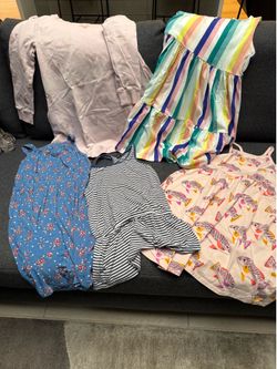 Hanna Anderson+ girls dresses all5 for $25