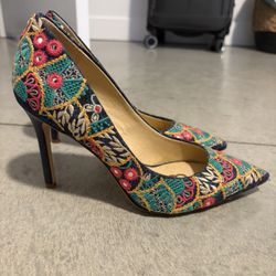 Beautiful Patterned Heels 