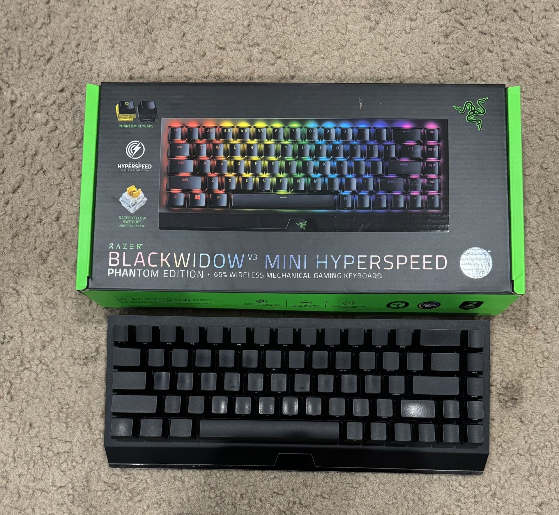 Razer Blackwidow V3 Mini - Phantom Edition (Yellow Switches)
