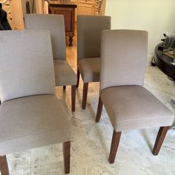 4 Upholstered Dining chairs