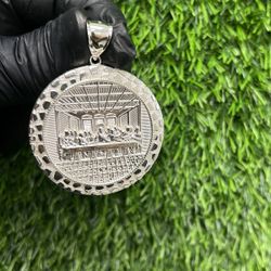925 Solid Silver Last Supper Nugget Pendant