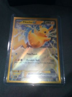 Pikachu ex Pokémon TCG Holo Card