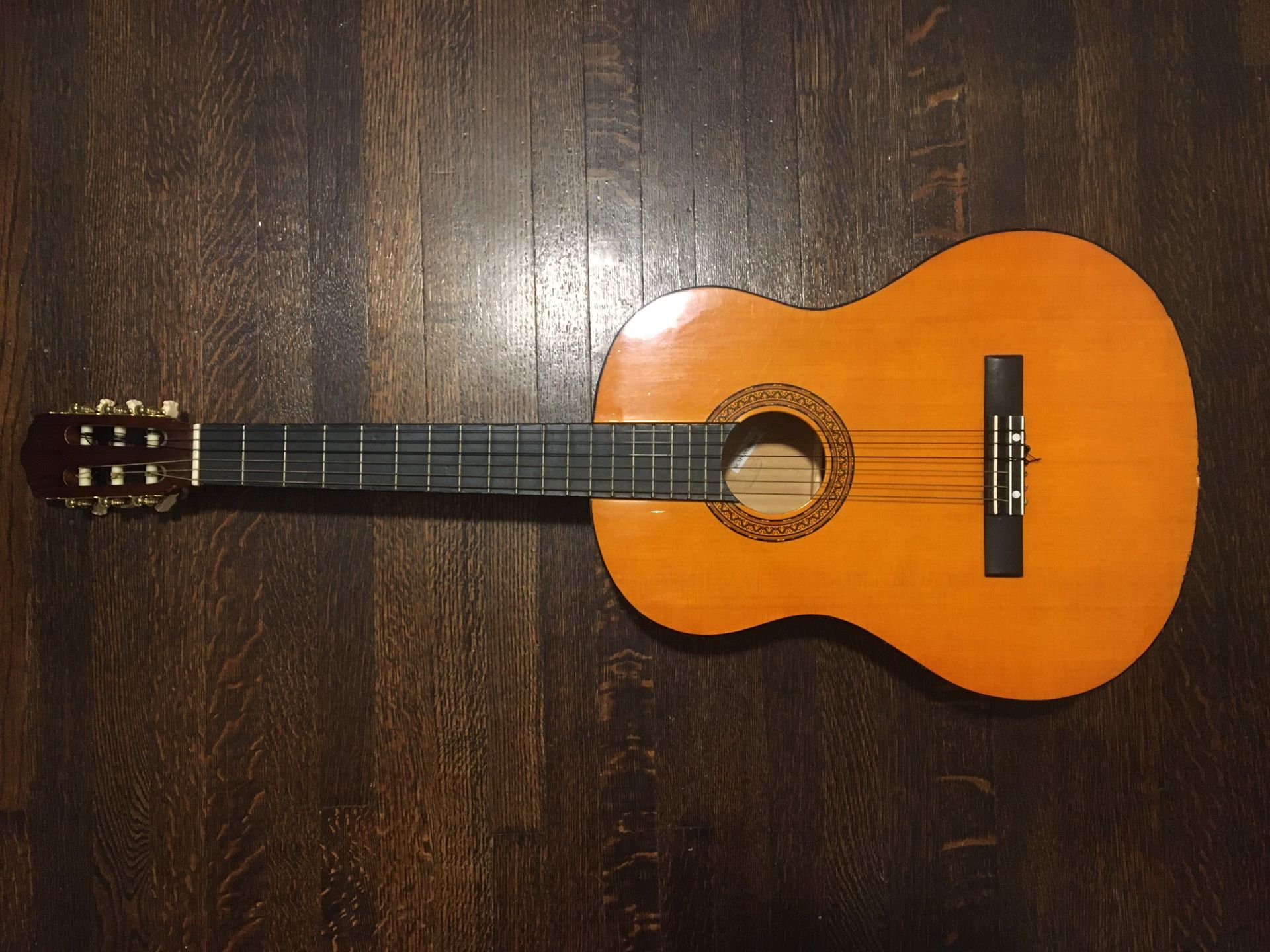 Lovely Acoustic Guitar (with stand and case)