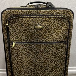 Ricardo Mali Leopard Tapestry Luggage